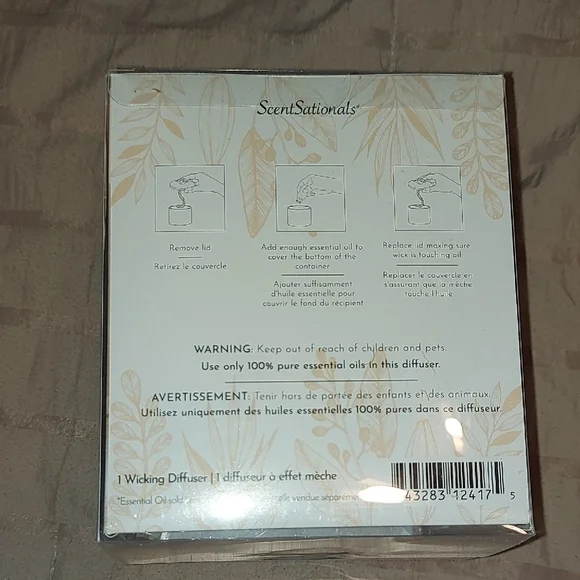 Simplicity White Floral Diffuser - Picture 6 of 8